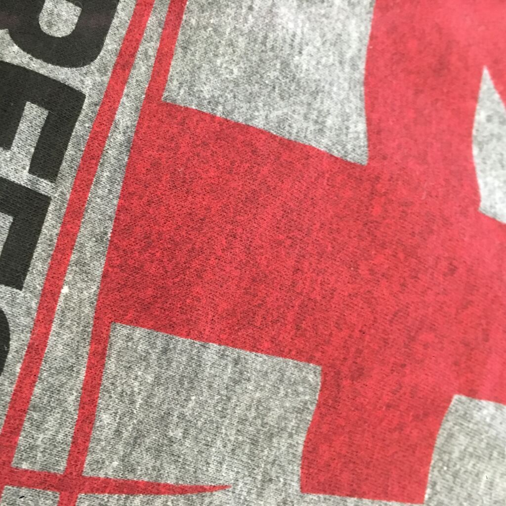 Water Based Print Close up