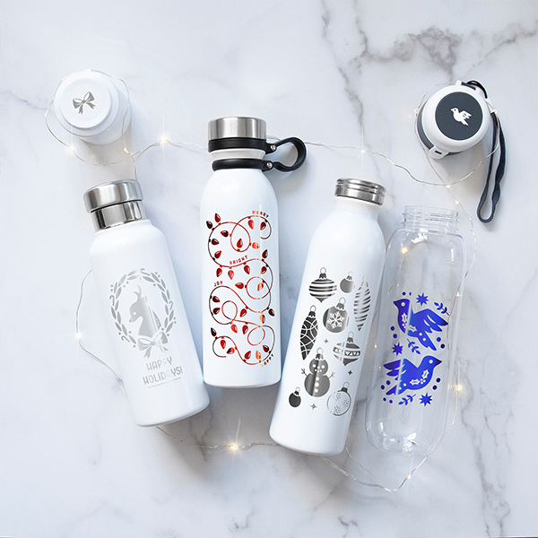 Holiday Gift Coffee Tumblers & Water Bottles