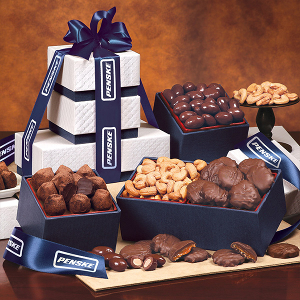 Holiday Treat Tower Gift