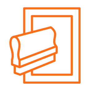 Screen printing icon